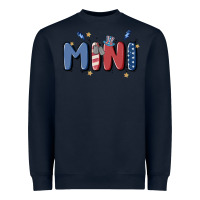 Navy 4th july mini Heavyweight Sweatshirt - MaliasSmallBusiness