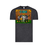 Vintage Black Western Baby Sheeps Farm Life Garden Vintage Tee - LillyAllenDesigns