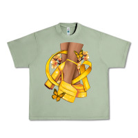 Oil Green Childhood Cancer diva yellow ribbon Urban Heavy Tee - NancyCooperArtShop