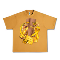 Peanut Butter Childhood Cancer diva yellow ribbon Urban Heavy Tee - NancyCooperArtShop