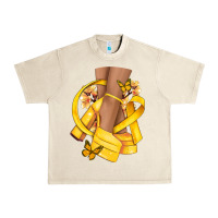 Sandshell Childhood Cancer diva yellow ribbon Urban Heavy Tee - NancyCooperArtShop