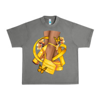Tornado Childhood Cancer diva yellow ribbon Urban Heavy Tee - NancyCooperArtShop