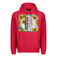 Cardinal god says you are with sunflower Premium Hoodie - TumblerDesignByShophia