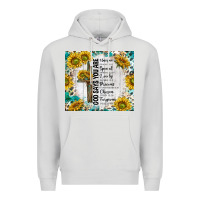 Dove Grey god says you are with sunflower Premium Hoodie - TumblerDesignByShophia
