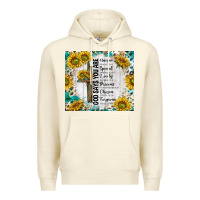Sandshell god says you are with sunflower Premium Hoodie - TumblerDesignByShophia