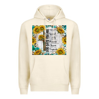 Tofu god says you are with sunflower Premium Hoodie - TumblerDesignByShophia