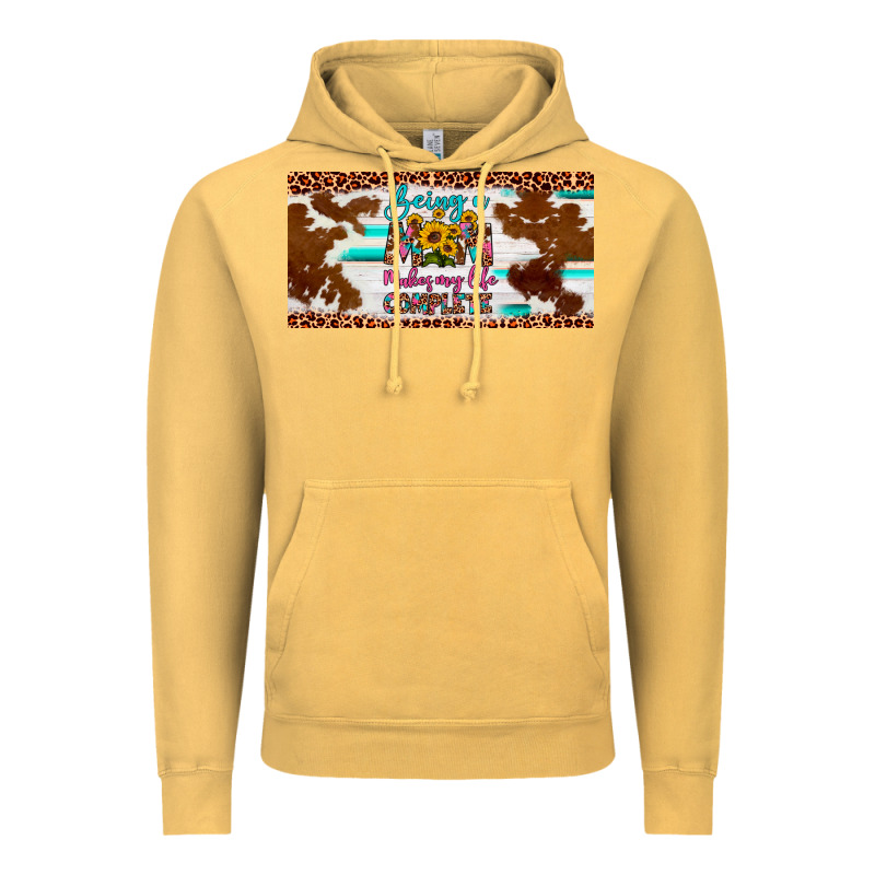 Being A Mom Makes My Life Complete License Plate Vintage Hoodie by Artiststas | Teevron