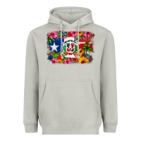 Moon Dust Dominican Republic and Puerto Rico Flag Heavyweight Hoodie - texasbilliewilder