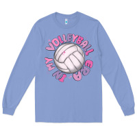 Colony Blue in my volleyball era Long Sleeve Tee - MaliasSmallBusiness