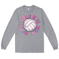 Heather Grey in my volleyball era Long Sleeve Tee - MaliasSmallBusiness