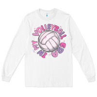 White in my volleyball era Long Sleeve Tee - MaliasSmallBusiness