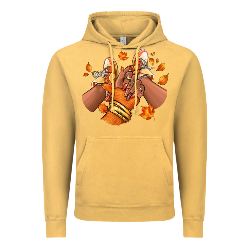 Black Girl Fall Sneakers Vintage Hoodie by RanaPortraitStore | Teevron