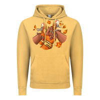 Vintage Mustard Black girl Fall sneakers Vintage Hoodie - RanaPortraitStore