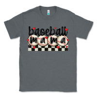 Charcoal Heather baseball mama Classic Tee - MaliasSmallBusiness