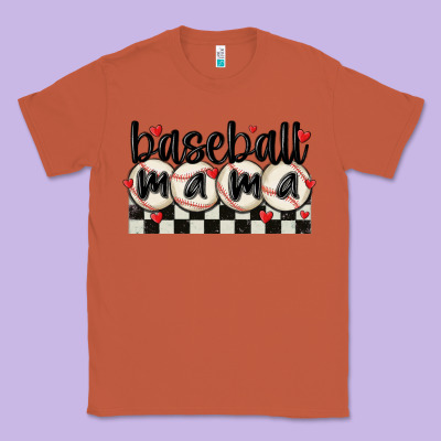 Baseball Mama Classic Tee Designed By Maliassmallbusiness