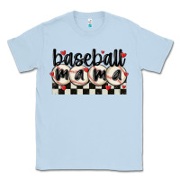 Dusty Blue baseball mama Classic Tee - MaliasSmallBusiness