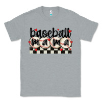 Heather Grey baseball mama Classic Tee - MaliasSmallBusiness