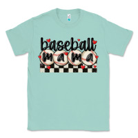 Seafoam baseball mama Classic Tee - MaliasSmallBusiness