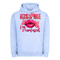 Pigment Grape Ice Kiss me i'm so confused Valentine's Day Urban Hoodie - FaDigitalArtStudio