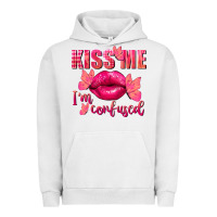 Pigment Lunar Rock Kiss me i'm so confused Valentine's Day Urban Hoodie - FaDigitalArtStudio