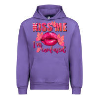Tulip Kiss me i'm so confused Valentine's Day Urban Hoodie - FaDigitalArtStudio