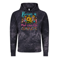 Cloud Black being a mom makes my life complete Vintage Hoodie - Artiststas
