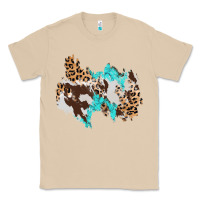 Mushroom cowhide leopard turquoise patch Classic Tee - AdoDesignShop