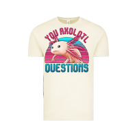 Vintage Arctic you axolotl questions 80's retro sunset Vintage Tee - Jasminsmagicworld