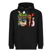 Black black teacher magic with afro Heavyweight Hoodie - NancyCooperArtShop