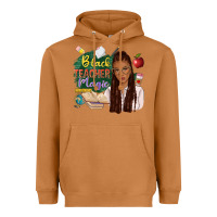 Meerkat black teacher magic with afro Heavyweight Hoodie - NancyCooperArtShop