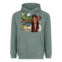Sage black teacher magic with afro Heavyweight Hoodie - NancyCooperArtShop