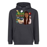 Smoke black teacher magic with afro Heavyweight Hoodie - NancyCooperArtShop