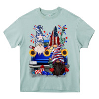 Arona 4th of July gnomes truck Heavy Core Tee - CowGirlArtShop