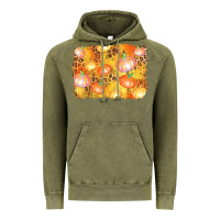 Vintage Olive fall pumpkin background Vintage Hoodie - AdoDesignShop