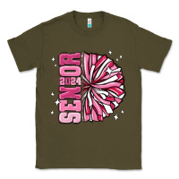 Army Green senior 2024 pink cheer Classic Tee - MaliasSmallBusiness