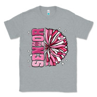 Heather Grey senior 2024 pink cheer Classic Tee - MaliasSmallBusiness