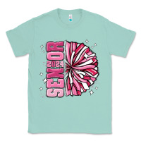 Seafoam senior 2024 pink cheer Classic Tee - MaliasSmallBusiness