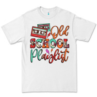 White old school playlist cassette Premium Tee - FaDigitalArtStudio