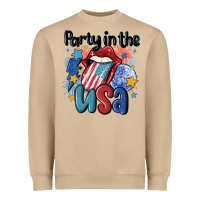 Mushroom party in the usa Heavyweight Sweatshirt - MaliasSmallBusiness