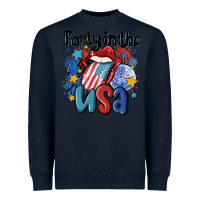 Navy party in the usa Heavyweight Sweatshirt - MaliasSmallBusiness