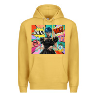 Antique Gold pop art gothic girl Premium Hoodie - TumblerDesignByShophia