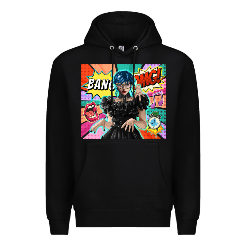 Pop Art Gothic Girl Premium Hoodie by TumblerDesignByShophia | Teevron