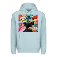 Blue Mist pop art gothic girl Premium Hoodie - TumblerDesignByShophia