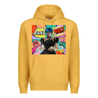 Mustard pop art gothic girl Premium Hoodie - TumblerDesignByShophia