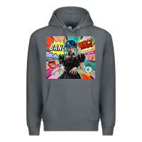 Rock pop art gothic girl Premium Hoodie - TumblerDesignByShophia