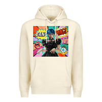 Sandshell pop art gothic girl Premium Hoodie - TumblerDesignByShophia