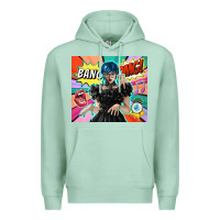 Seafoam pop art gothic girl Premium Hoodie - TumblerDesignByShophia