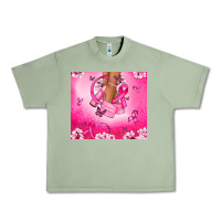 Oil Green Breast Cancer diva Urban Heavy Tee - NancyCooperArtShop