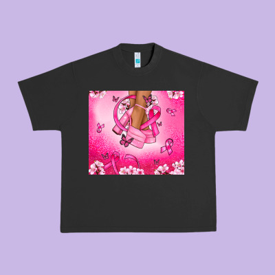 Breast Cancer Diva Urban Heavy Tee Designed By Nancycooperartshop
