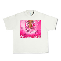 Pistachio Breast Cancer diva Urban Heavy Tee - NancyCooperArtShop